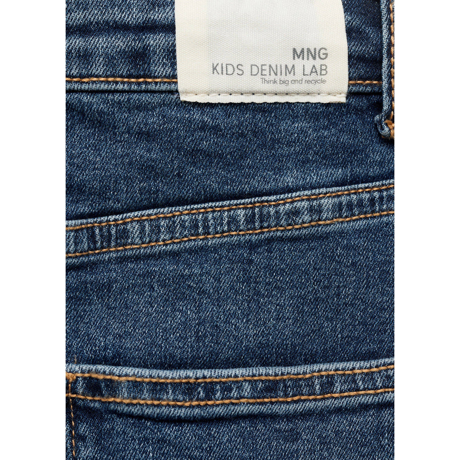 Mango Kids denim spijkerrok medium blue denim