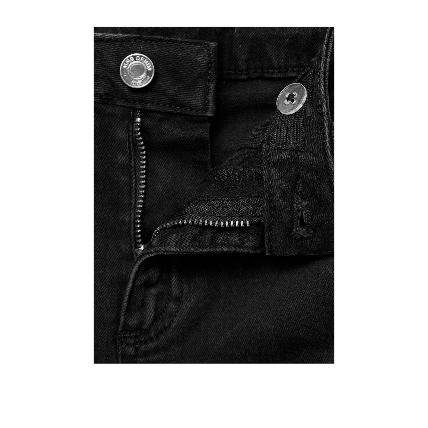 Mango Kids flared jeans black denim
