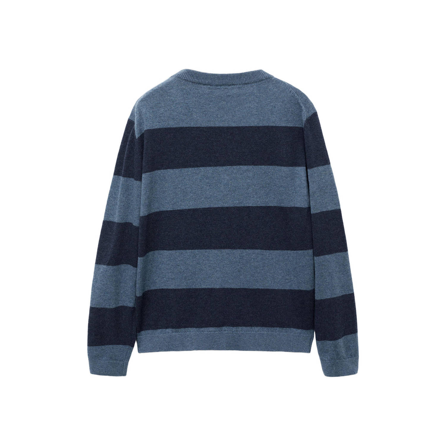 Mango Kids pullover blauw fijn gebreid
