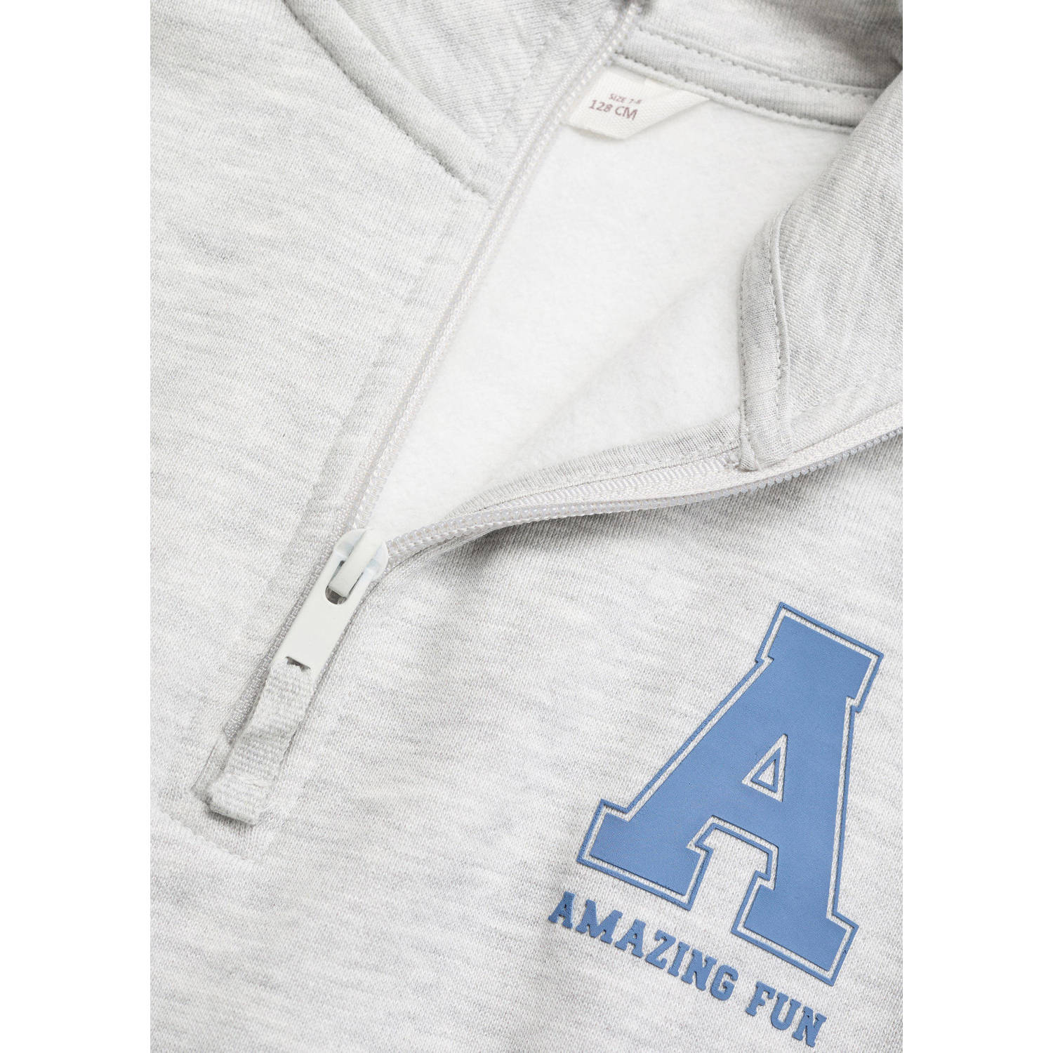 Mango Kids sweater lichtgrijs
