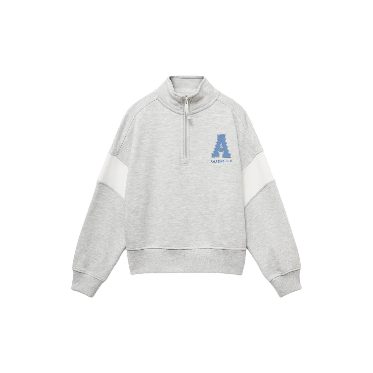 Mango Kids sweater lichtgrijs