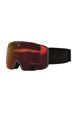 skibril Arc zwart (rode lens)