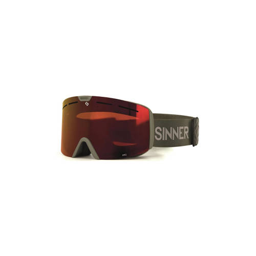 Sinner skibril Arc S donkergroen (lens rood) afbeelding