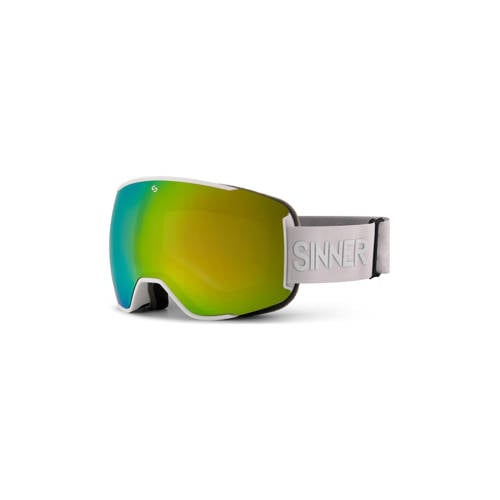 Sinner skibril Snowflake wit (lens groen/roze) afbeelding