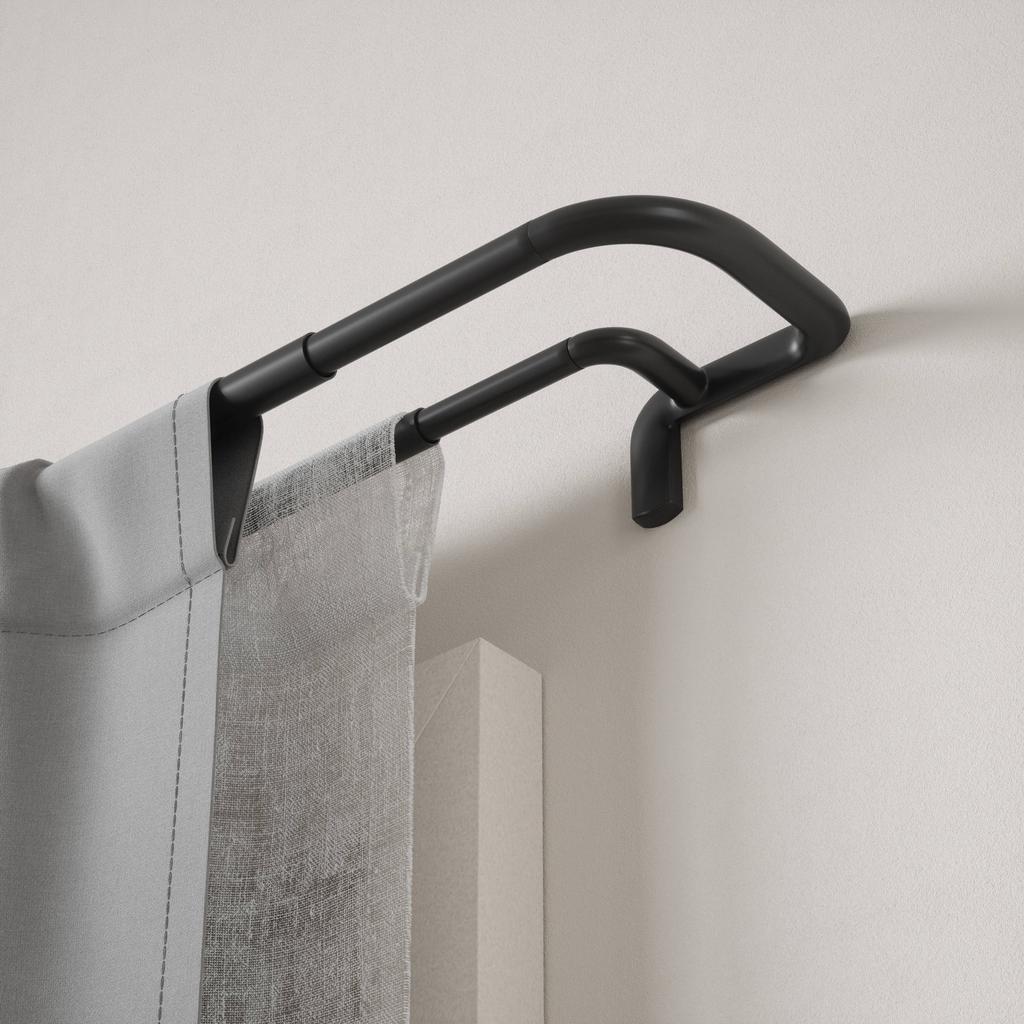UMBRA dubbele gordijnroede Twilight (uitschuifbaar) (76-213 cm)