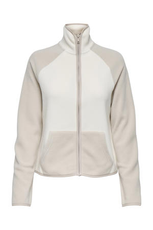 fleece vest ONPJULIE beige