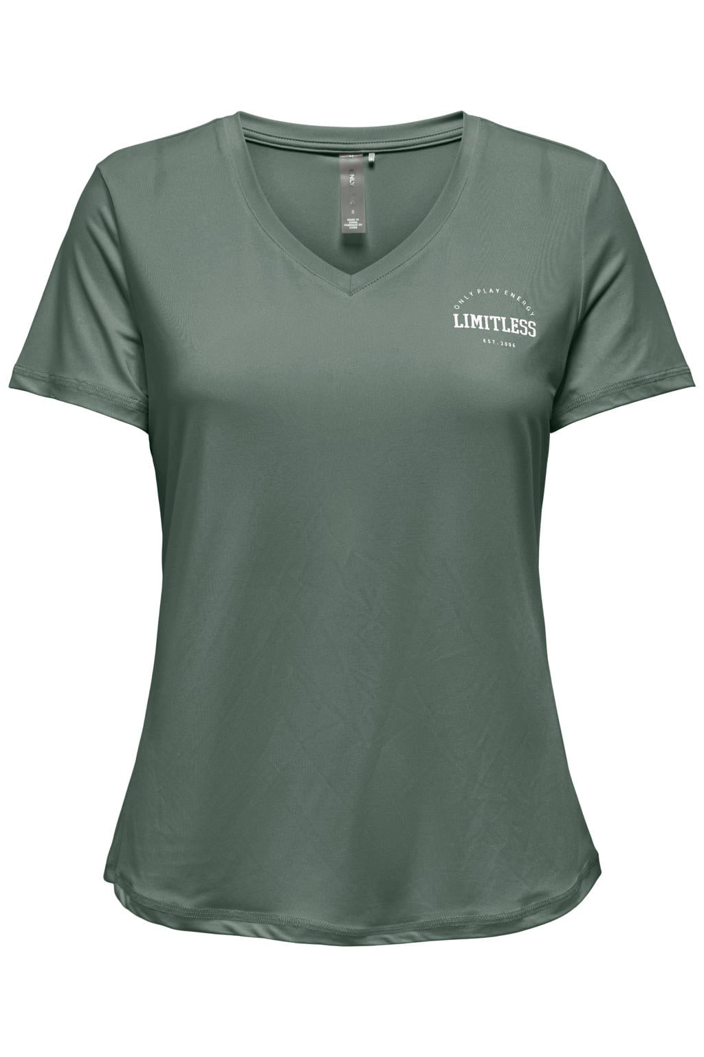 ONLY PLAY ONPSAVE sport T-shirt - grijsgroen