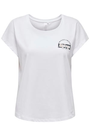 sport T-shirt ONPAUB wit