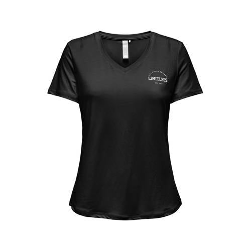 ONLY PLAY sport T-shirt ONPSAVE zwart afbeelding