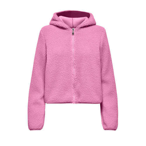 ONLY PLAY fleece hoodie ONPCAVY roze afbeelding