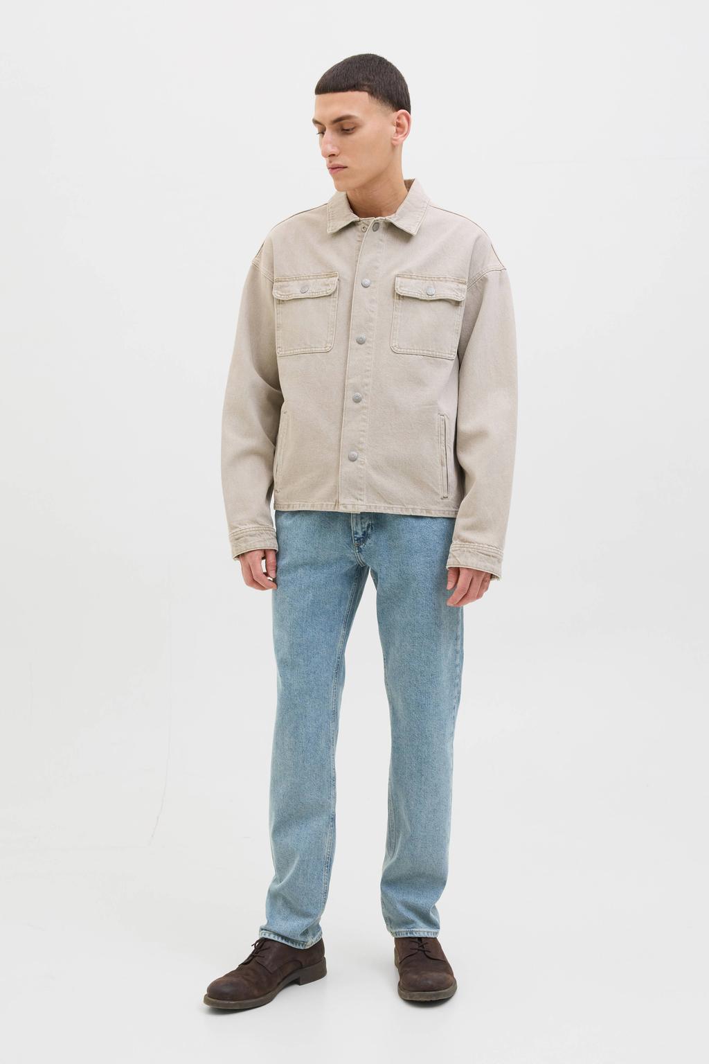 JACK & JONES JEANS INTELLIGENCE JJICLARK JJEVAN regular fit jeans blue denim