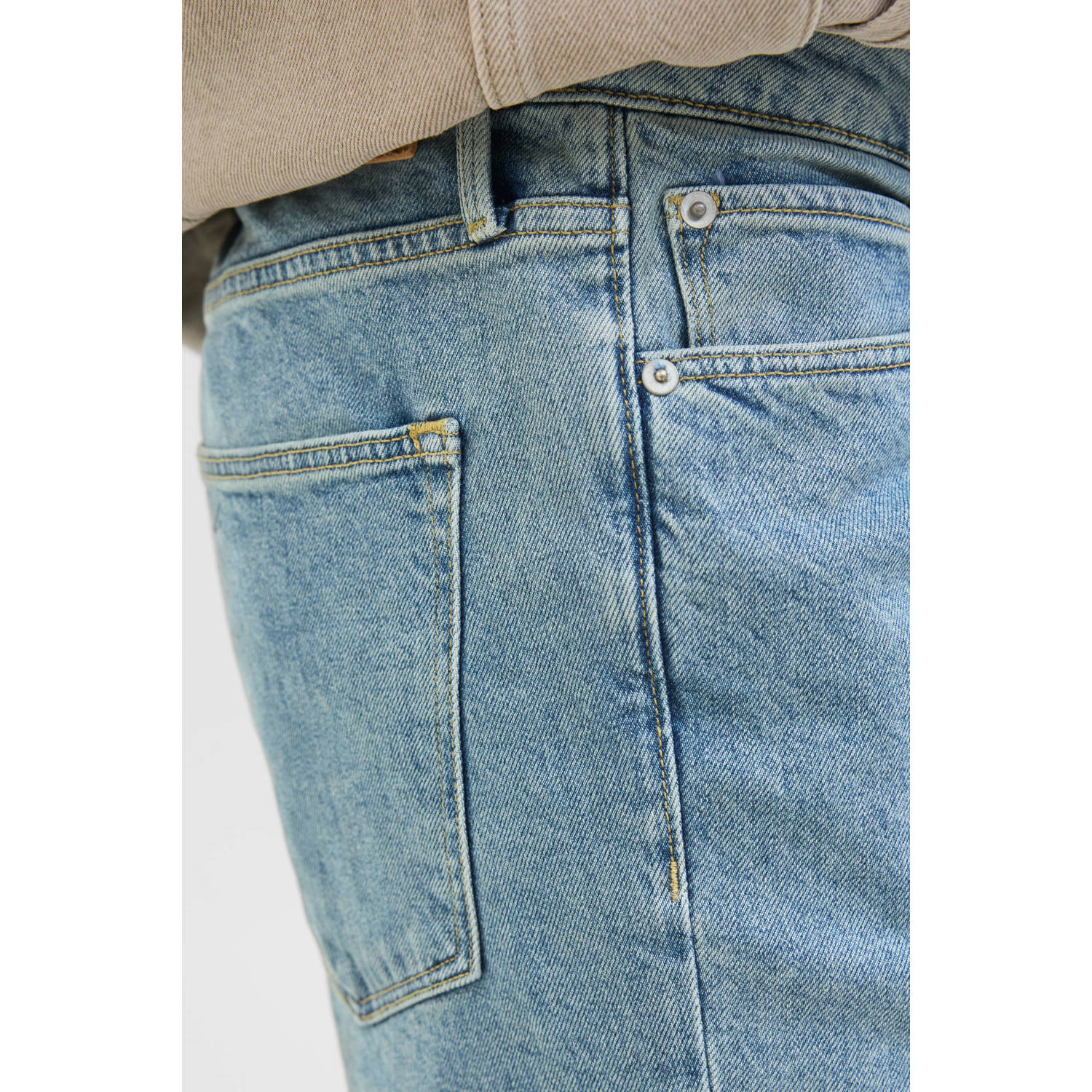 JACK & JONES JEANS INTELLIGENCE JJICLARK JJEVAN regular fit jeans blue denim