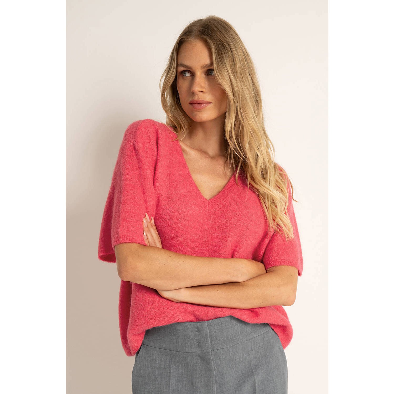 Claudia Sträter pullover trui fijn gebreid