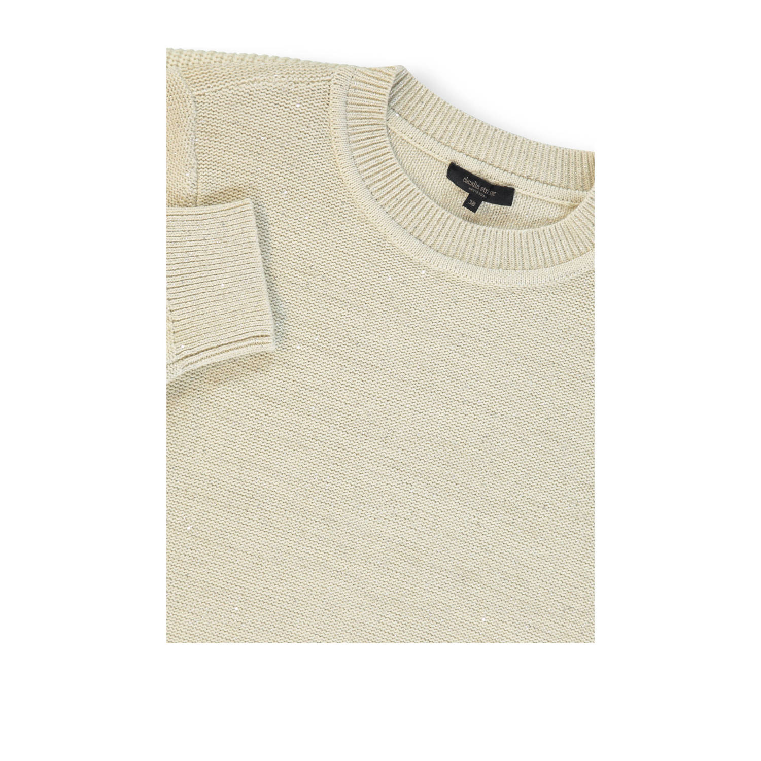 Claudia Sträter pullover trui ecru gebreid