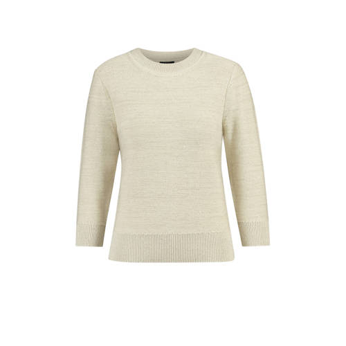 Claudia Sträter pullover trui ecru gebreid afbeelding
