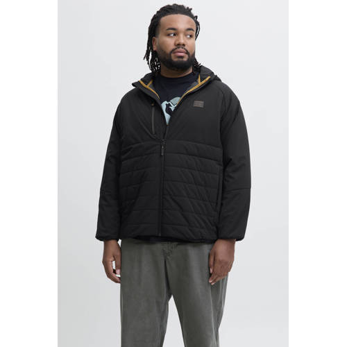 JACK & JONES PLUS SIZE tussenjas zwart afbeelding