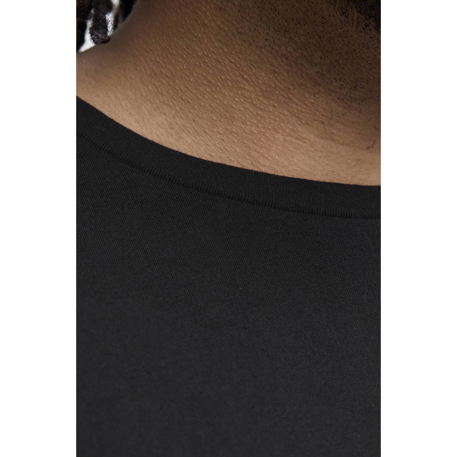 JACK & JONES PLUS SIZE regular T-shirt zwart