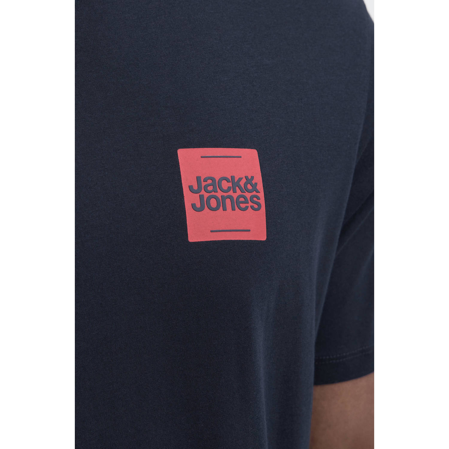 JACK & JONES PLUS SIZE regular T-shirt donkerblauw