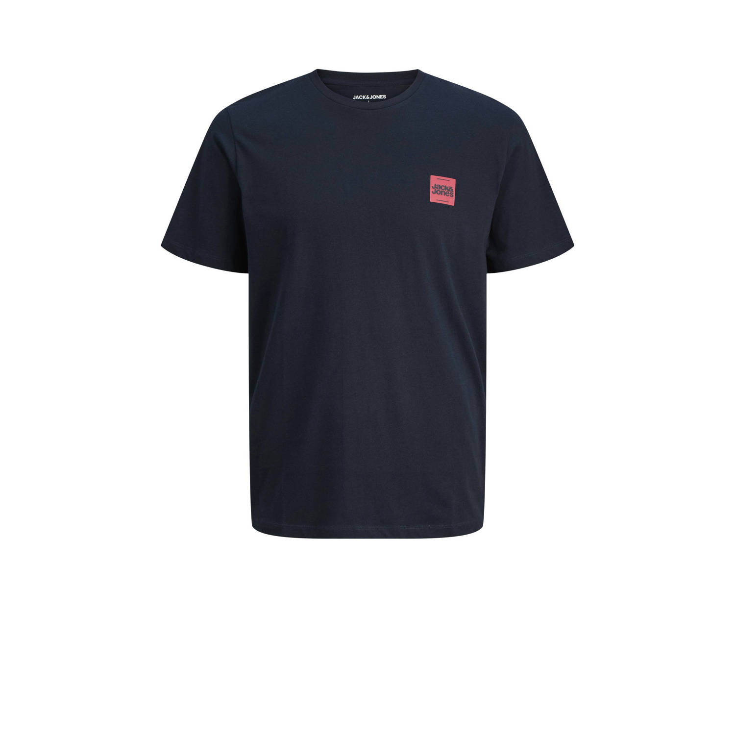 JACK & JONES PLUS SIZE regular T-shirt donkerblauw