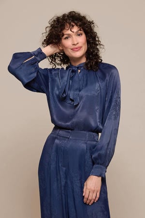 blousetop marineblauw