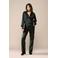 Mart Visser X Caroline Tensen leren wide leg regular waist broek zwart