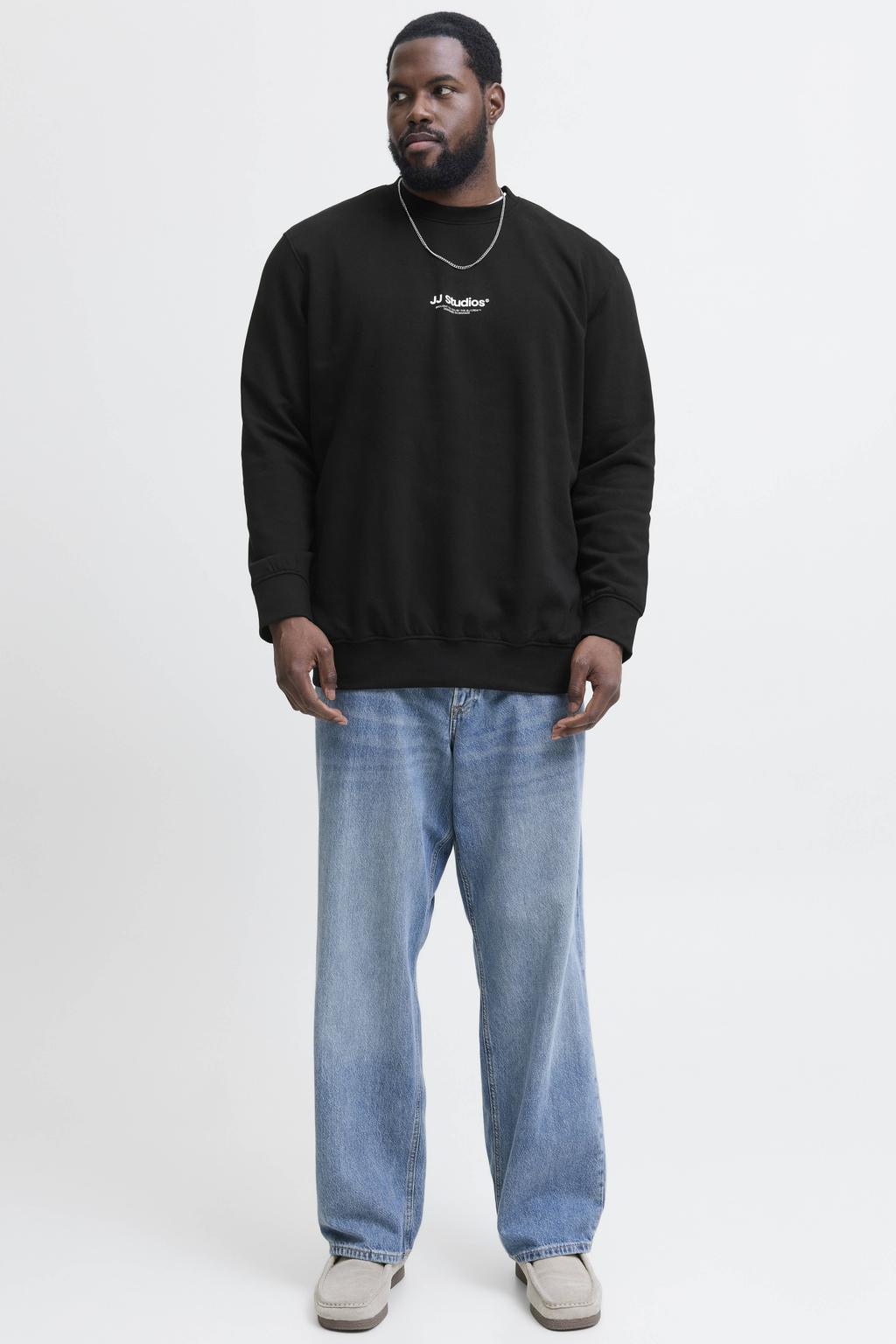 JACK & JONES PLUS SIZE sweater Plus Size zwart