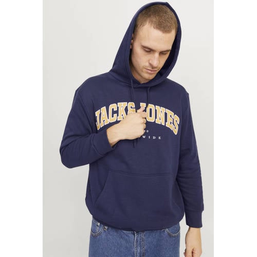 JACK & JONES PLUS SIZE hoodie donkerblauw afbeelding