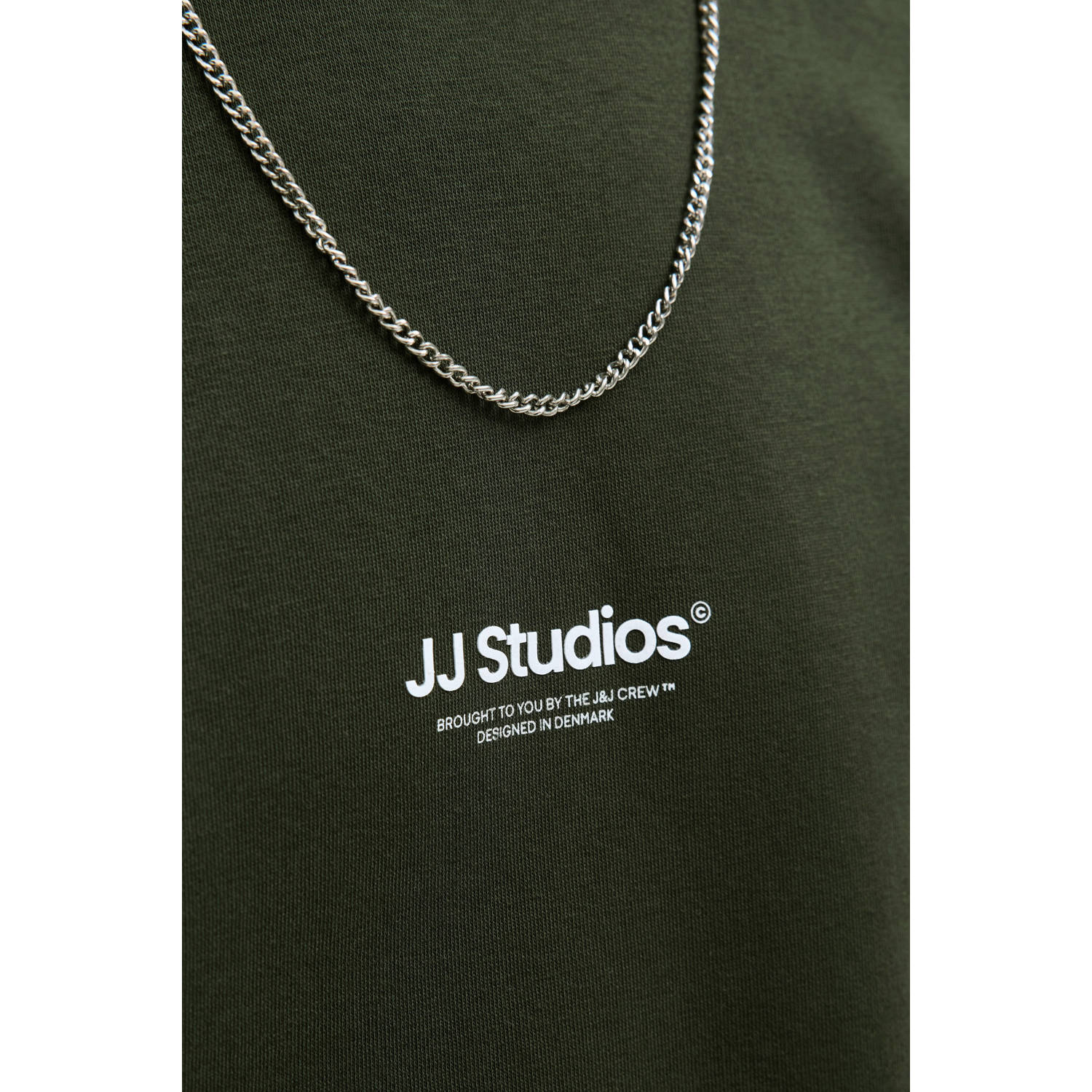 JACK & JONES PLUS SIZE sweater donkergroen