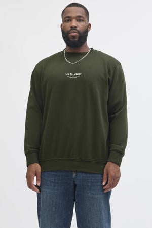 sweater Plus Size donkergroen
