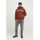 JACK & JONES PLUS SIZE hoodie brique