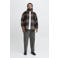 JACK & JONES PLUS SIZE overshirt donkerbruin