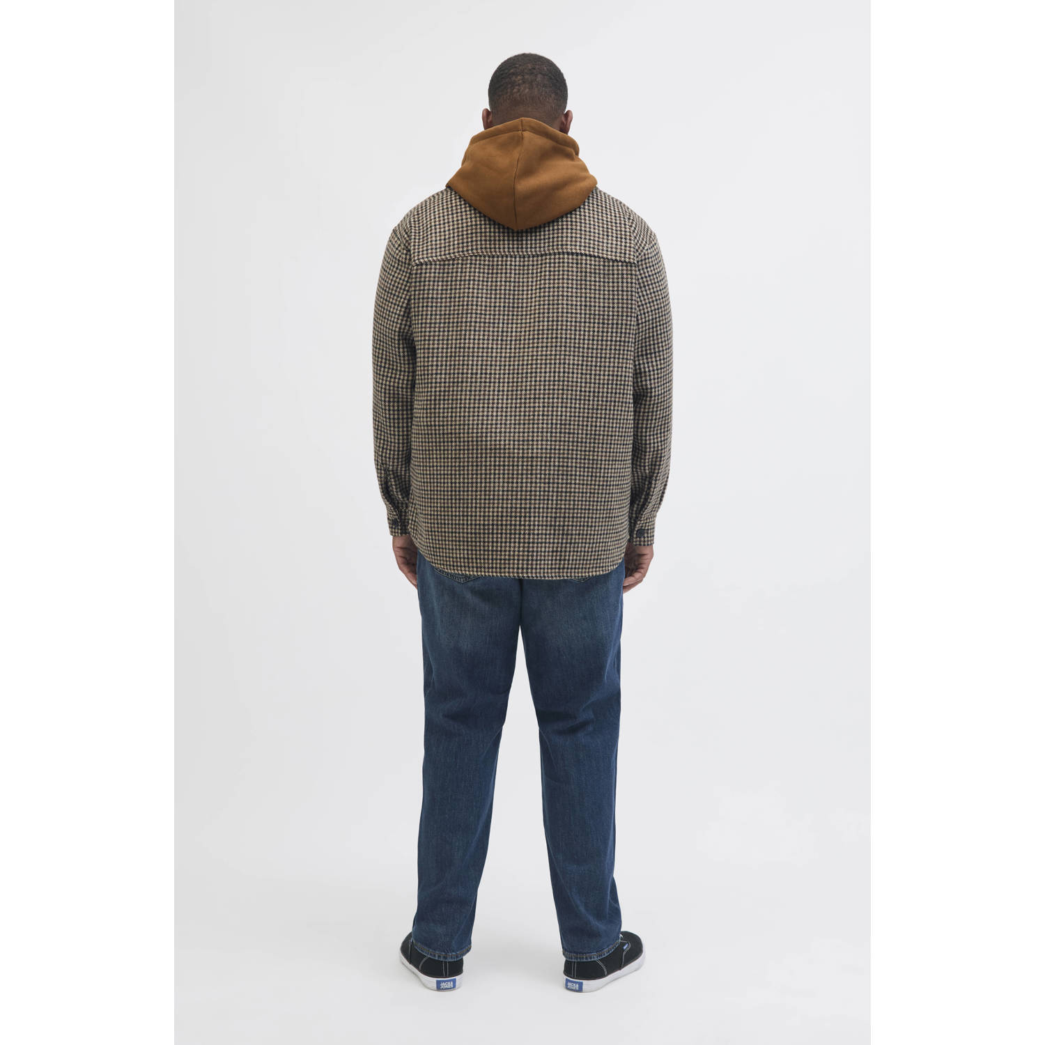 JACK & JONES PLUS SIZE overshirt bruin