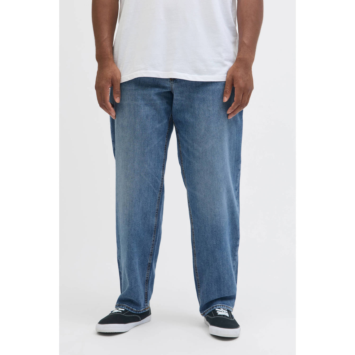 JACK & JONES PLUS SIZE JJIMIKE JJORIGINAL tapered jeans blue denim