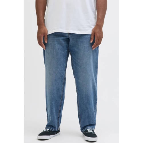 JACK & JONES PLUS SIZE JJIMIKE JJORIGINAL tapered jeans blue denim afbeelding