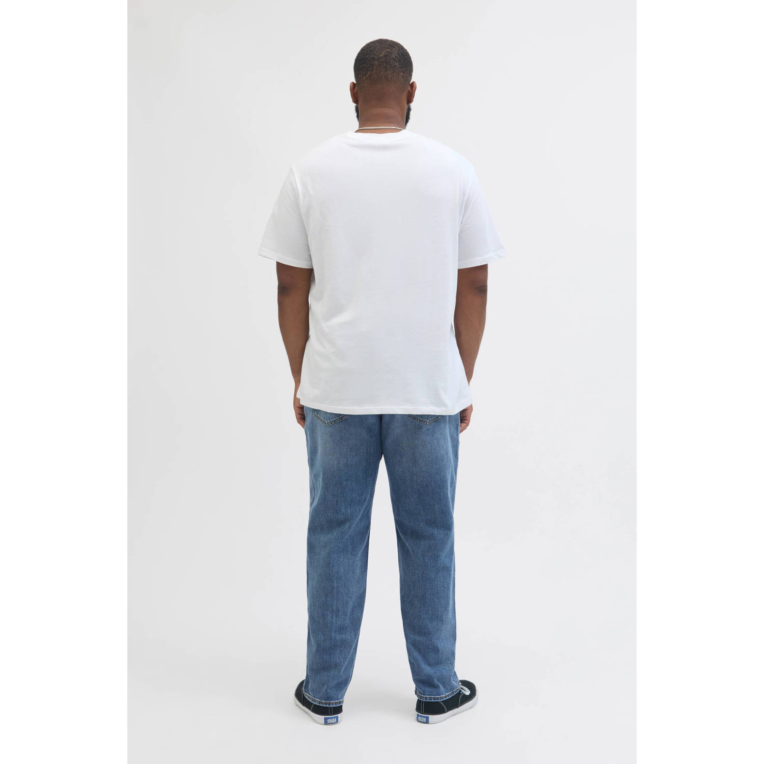 JACK & JONES PLUS SIZE JJIMIKE JJORIGINAL tapered jeans blue denim