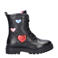 Nelson Kids leren veterboots zwart