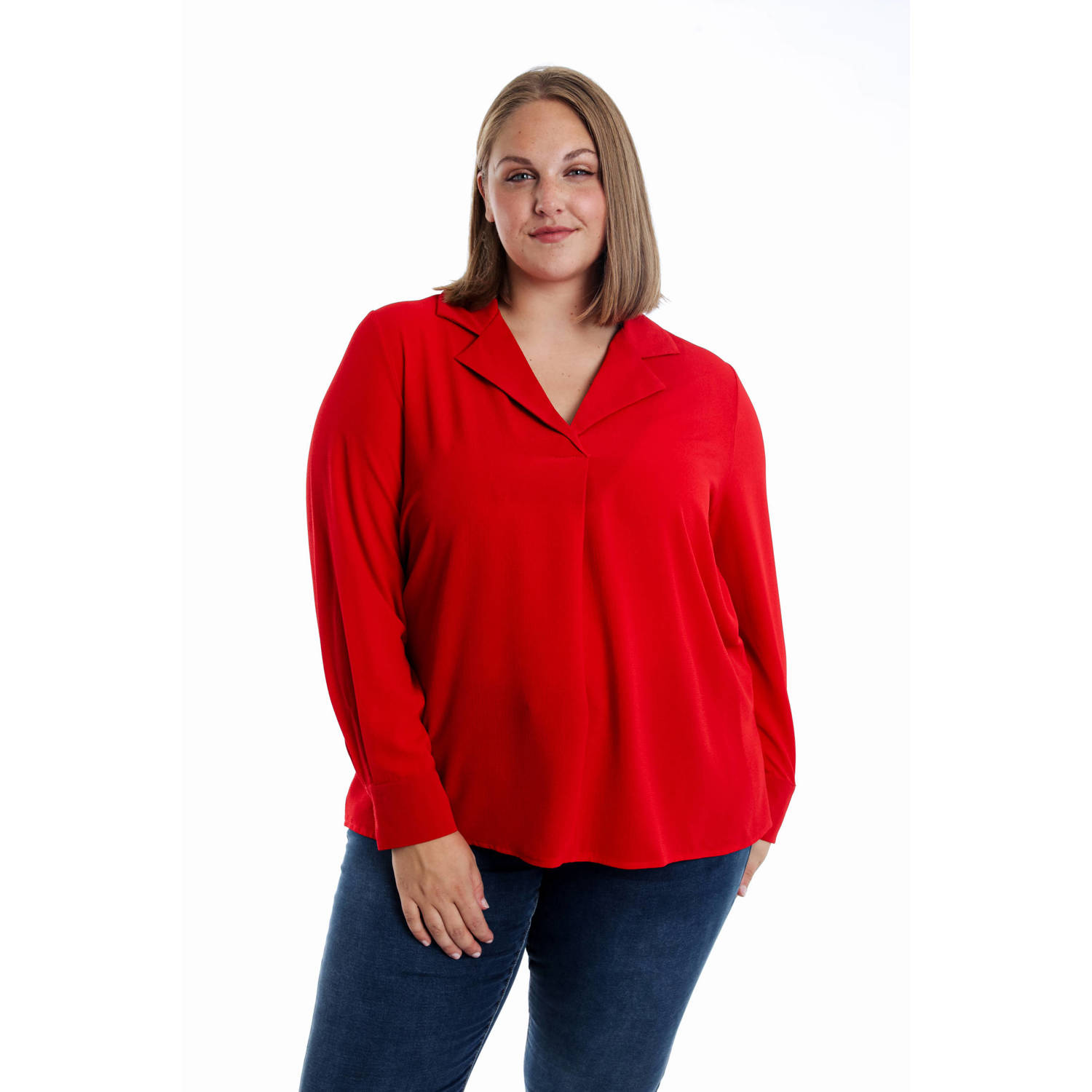 Paprika blousetop rood