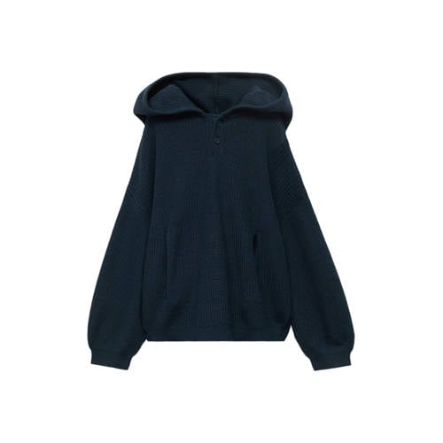 Mango Kids trui marine grof gebreid afbeelding