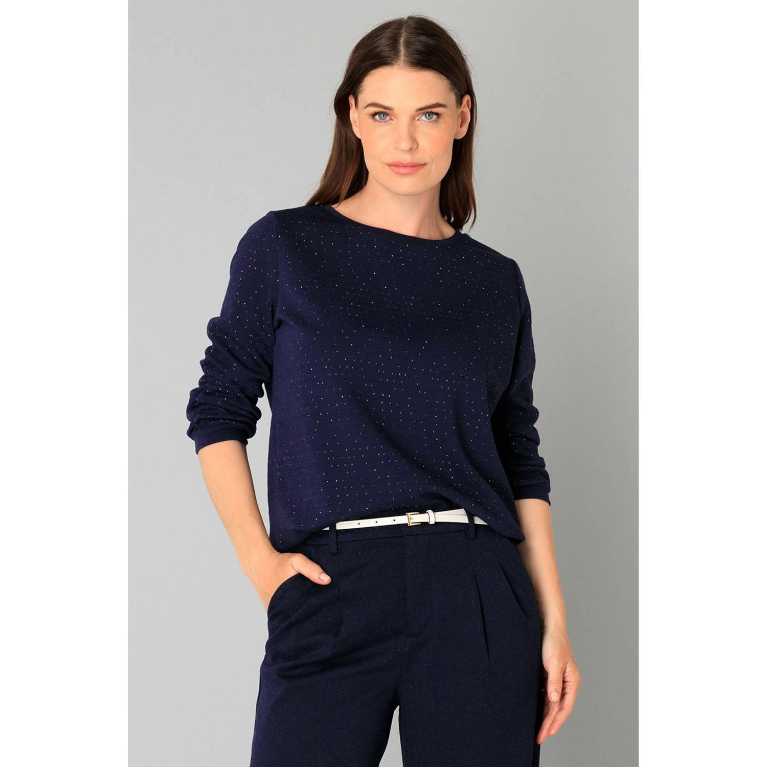 Yest top donkerblauw