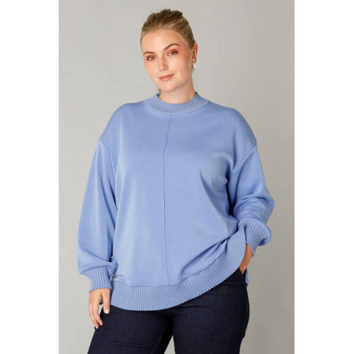 Yest Curve pullover trui lichtblauw afbeelding