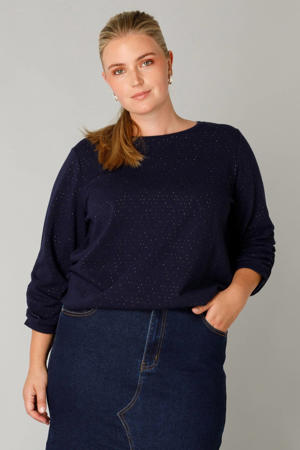top donkerblauw