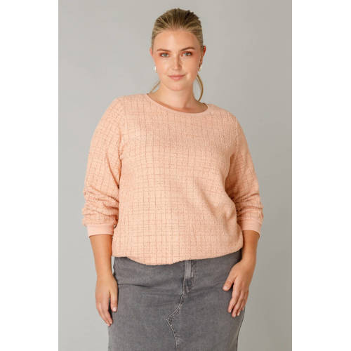 Yest Curve top zalm met lurex afbeelding