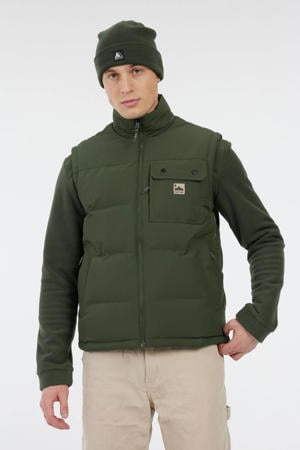 gewatteerde bodywarmer PRTPilot olijfgroen