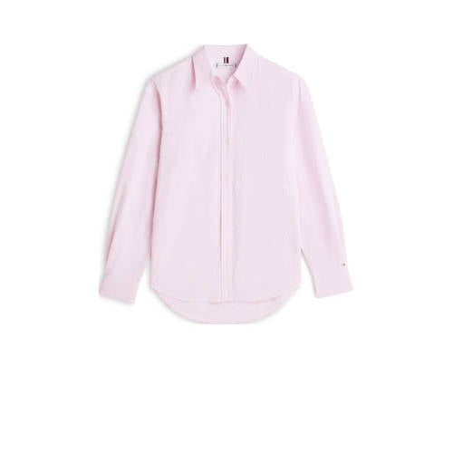 Tommy Hilfiger gestreepte blouse roze afbeelding