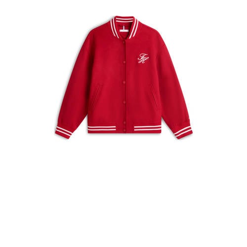 Tommy Hilfiger wollen bomberjack rood afbeelding