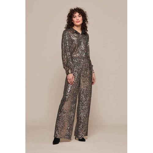Mart Visser blouse brons met pailletten afbeelding