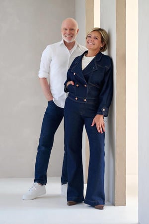 denim spijkerjas dark blue denim