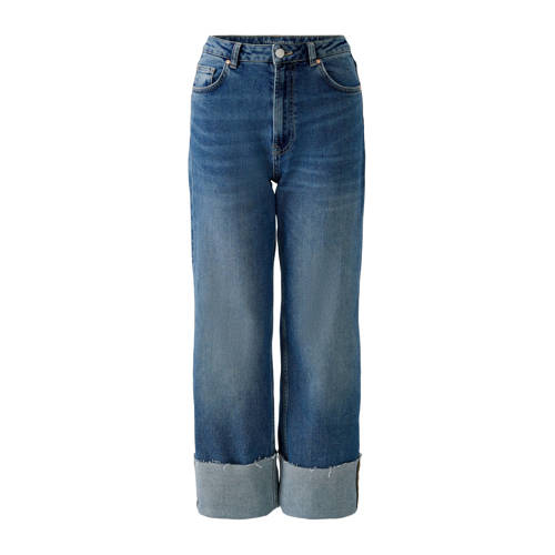 OUI straight leg jeans medium blue denim afbeelding