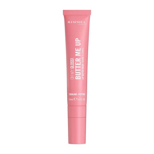 Rimmel London Oh My Gloss Butter Me Up lippenbalsem - 002 Bubble Gum afbeelding
