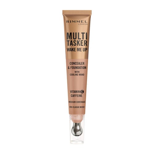 Rimmel London Multi-Tasker Wake Me Up concealer & foundation - 055 Classic Beige afbeelding